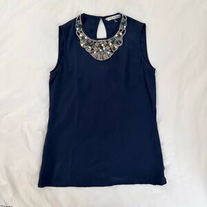 Trina Turk embellished tank size P